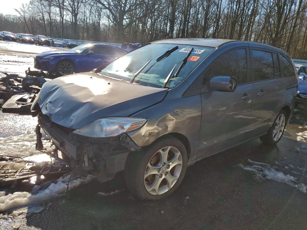 2010 Mazda 5 Sport, VIN JM1CR2WL8A0363552 — Front end