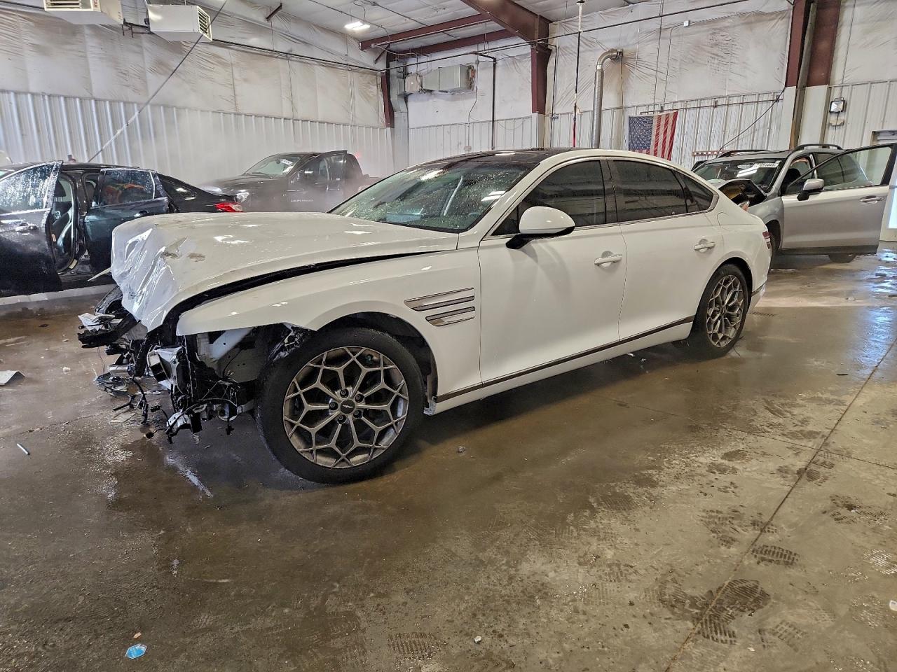 2023 Genesis G80 2.5T, VIN KMTGB4SC4PU150897 — Front end