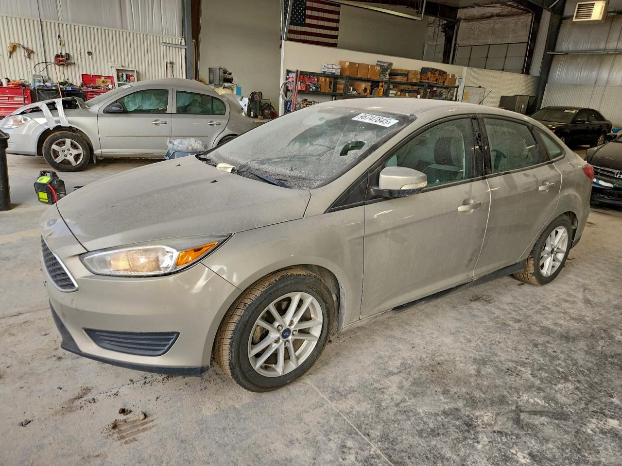 2015 Ford Focus SE, VIN 1FADP3F29FL350487 — Rear end