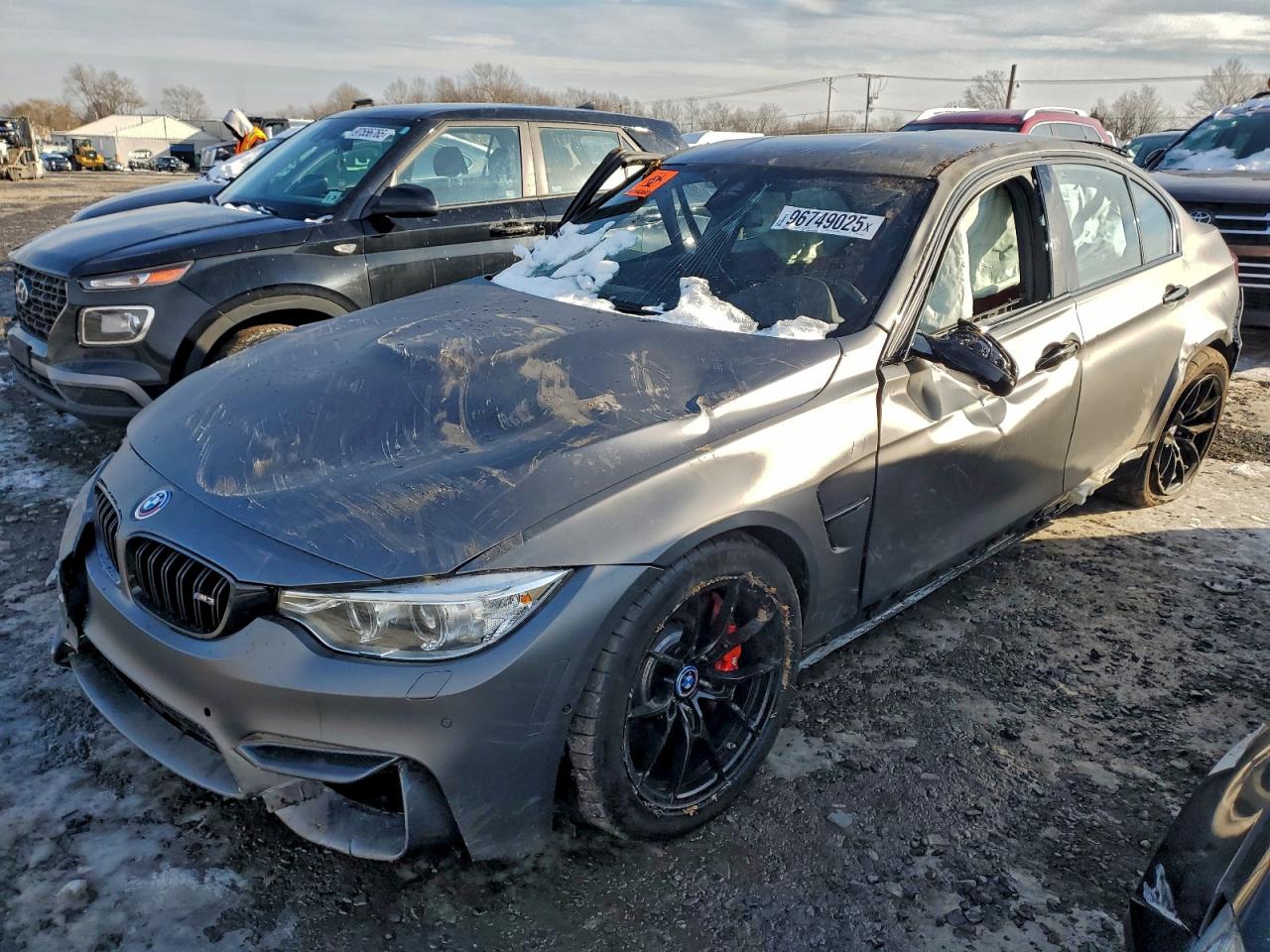 2017 BMW M3, VIN WBS8M9C36H5G85763 — По всему кузову