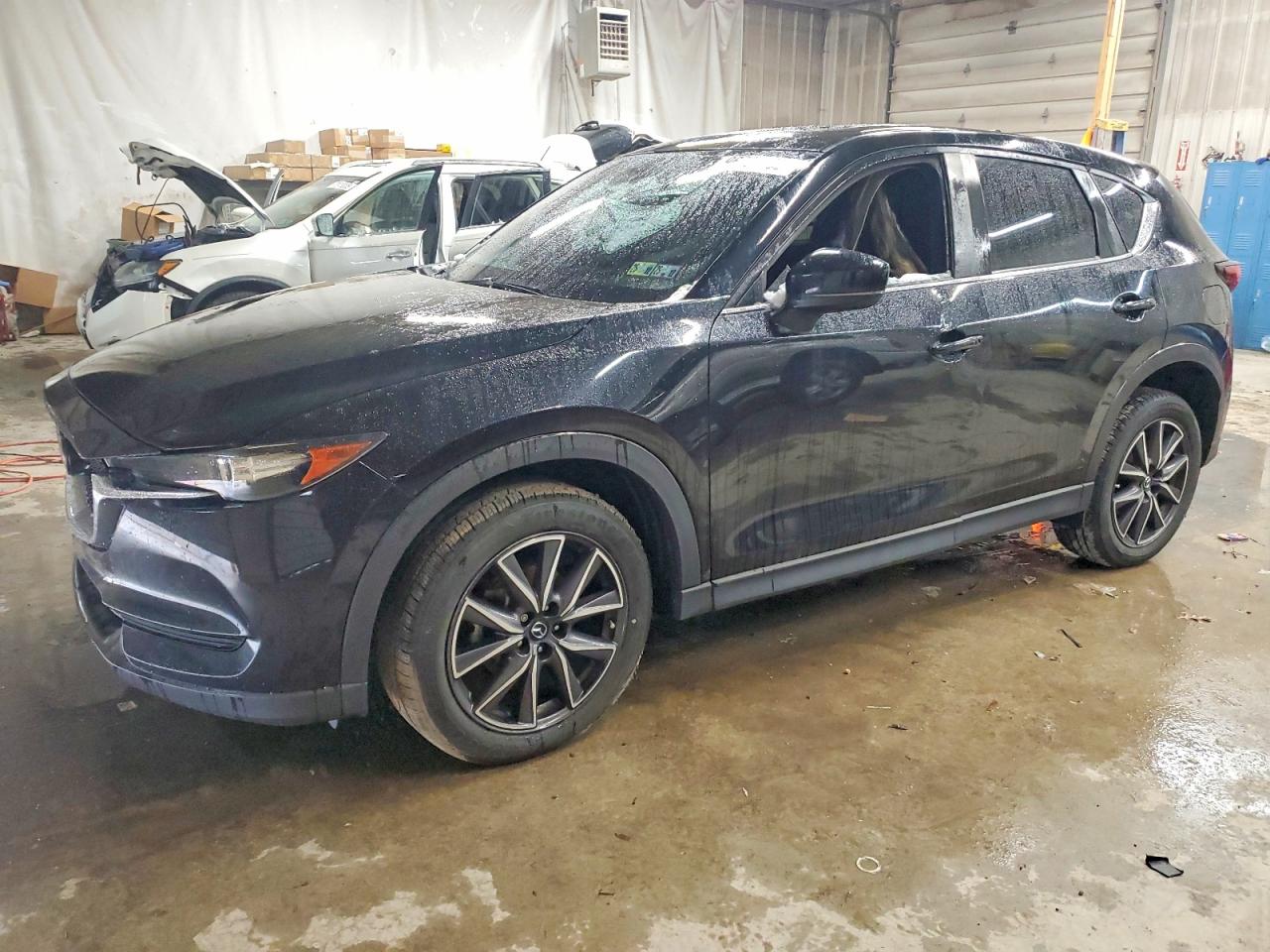 2018 Mazda CX-5 Touring, VIN JM3KFBCM8J0390744 — Interior fire