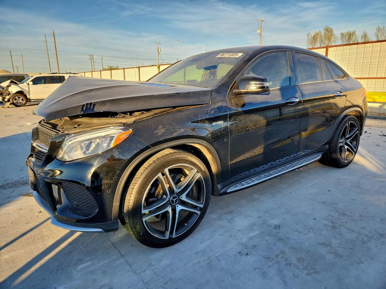 2017 Mercedes-Benz GLE 43 AMG, VIN 4JGED6EB0HA056061 — Front end