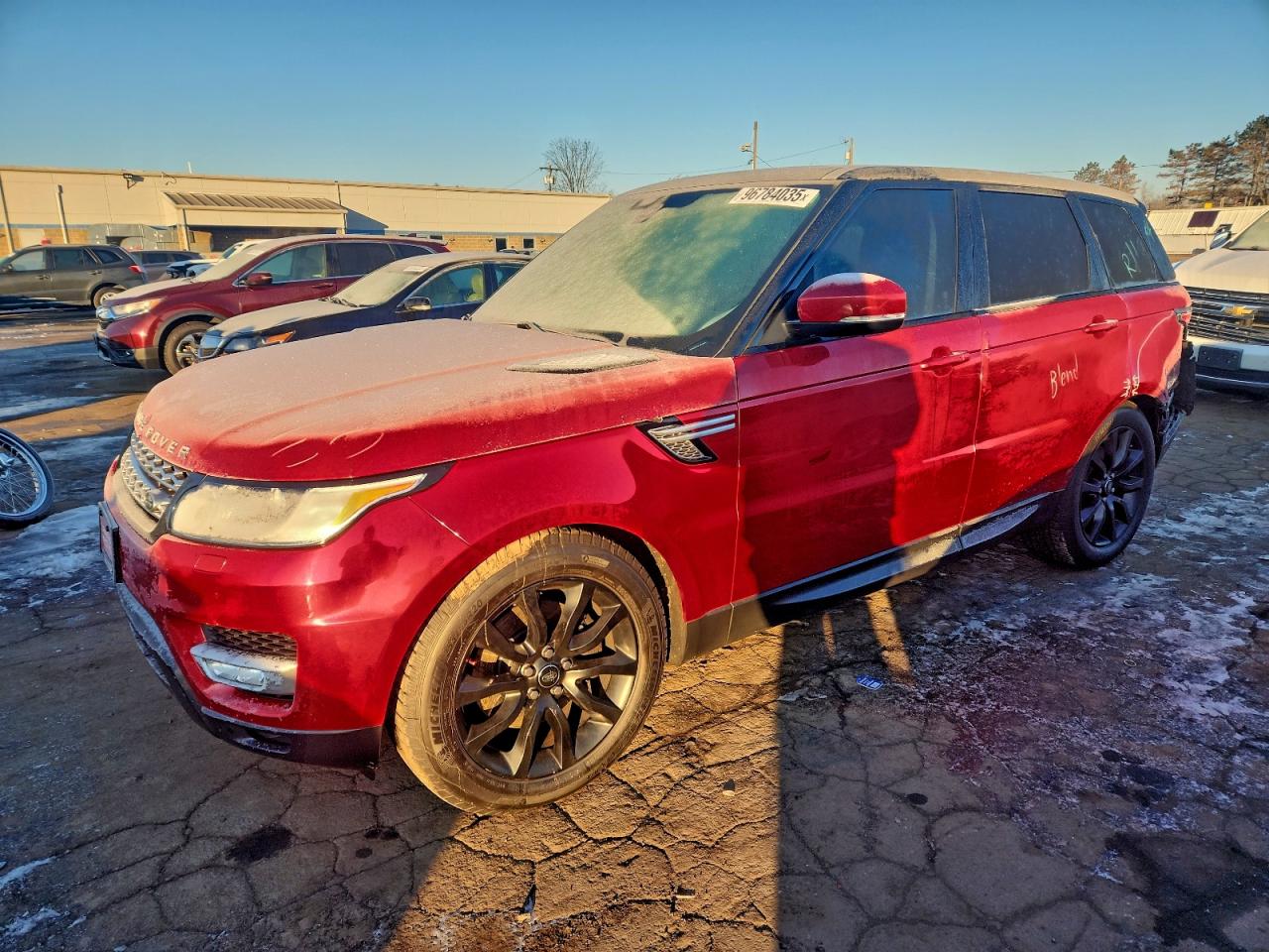 2015 Land Rover Range Rover Sport HSE, VIN SALWR2VF5FA615891 — Зад