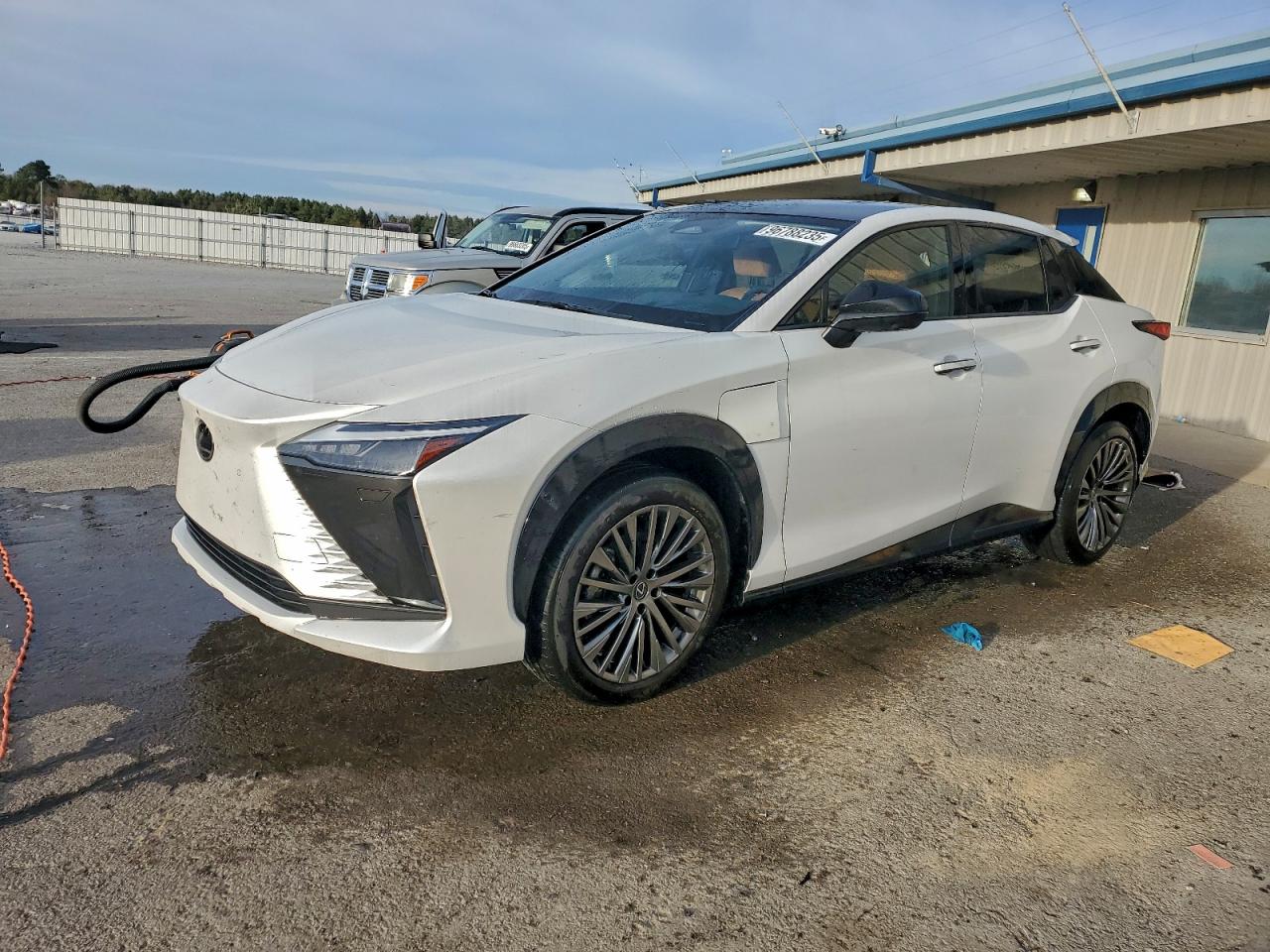 2024 Lexus RZ 450e Premium, VIN JTJAAAAB1RA025274 — Interior fire