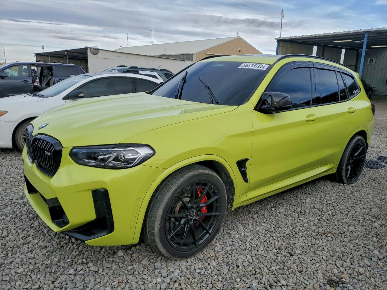 2022 BMW X3 M, VIN 5YM13EC0XN9J54083 — Rear end