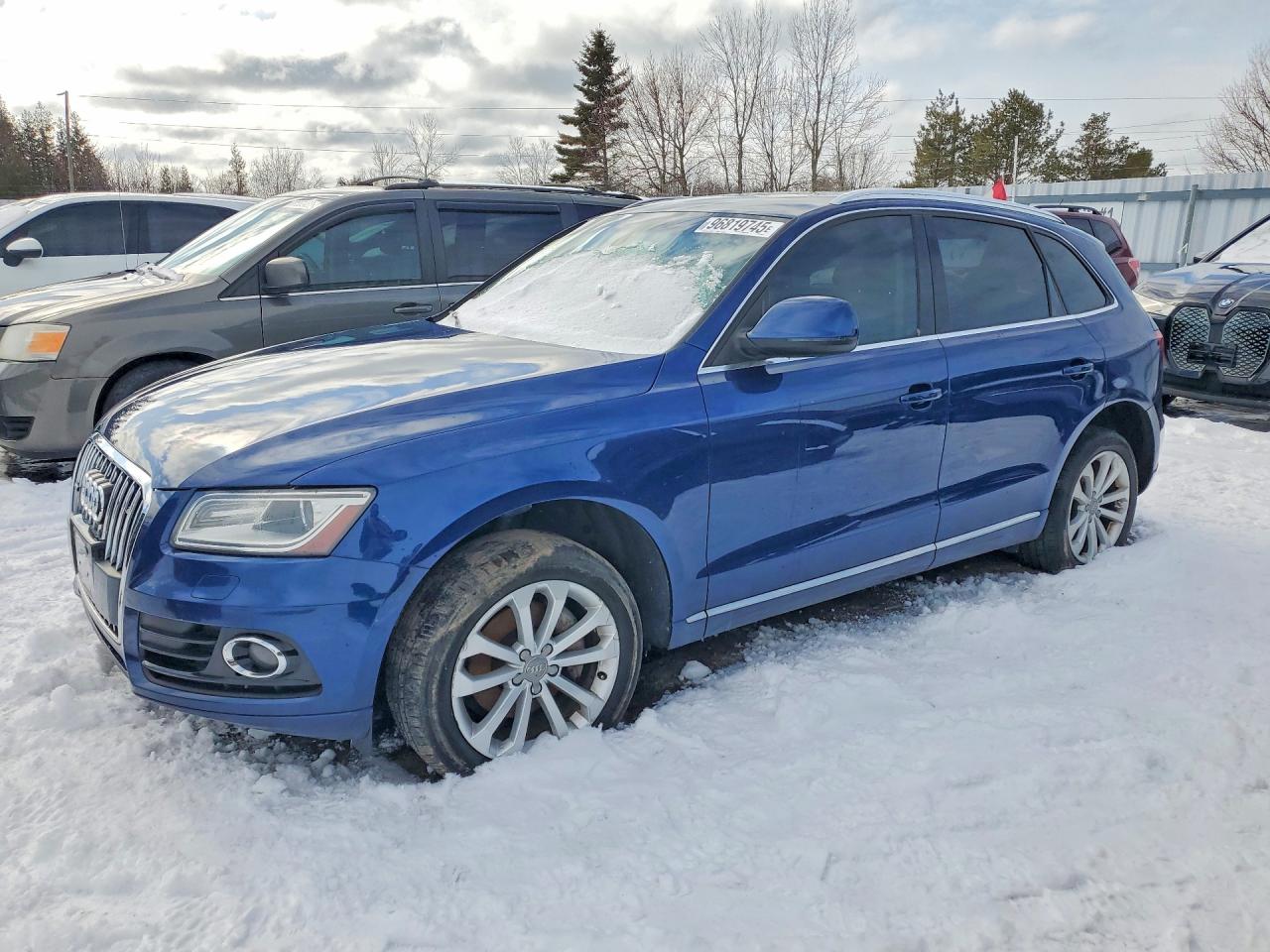 2013 Audi Q5 Premium, VIN WA1LFCFPXDA069161 — Water / flood