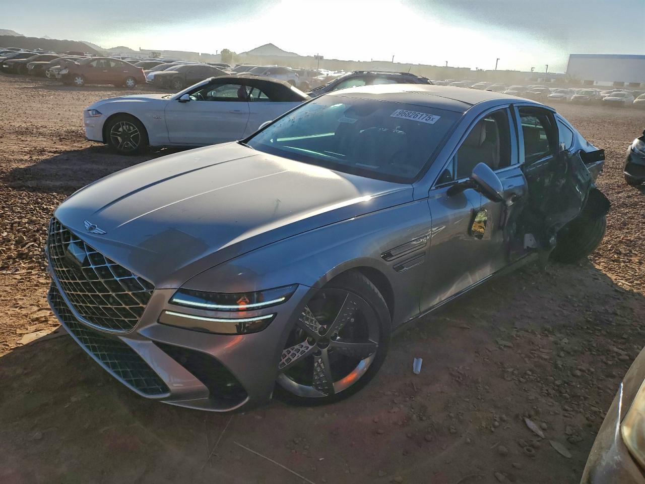 2025 Genesis G80 3.5T Sport Prestige, VIN KMTGG4SD8SU283116 — Rear end