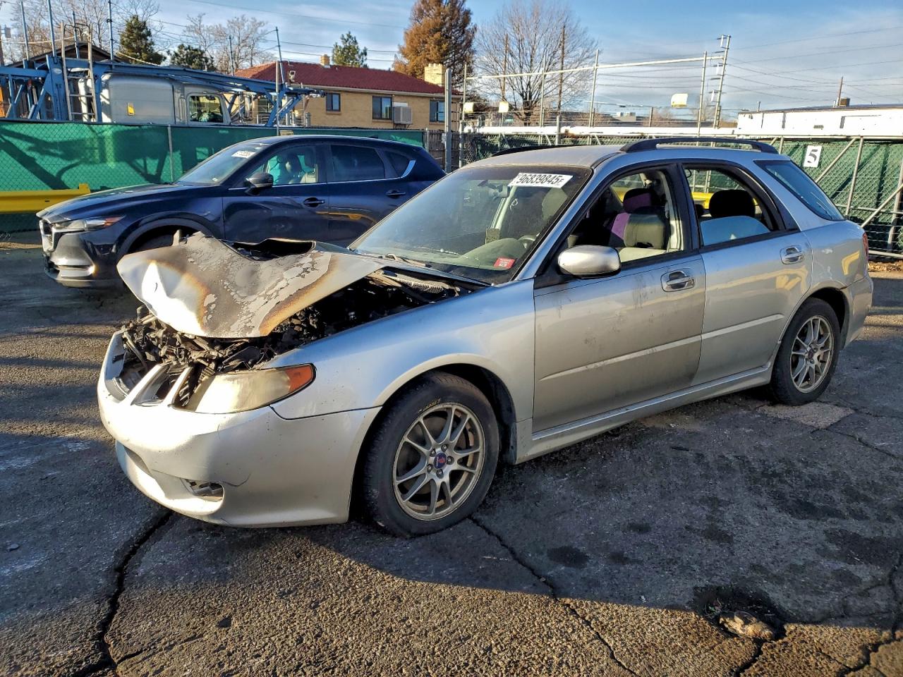2005 Saab 9-2X Aero, VIN JF4GG22695H053854 — Перед