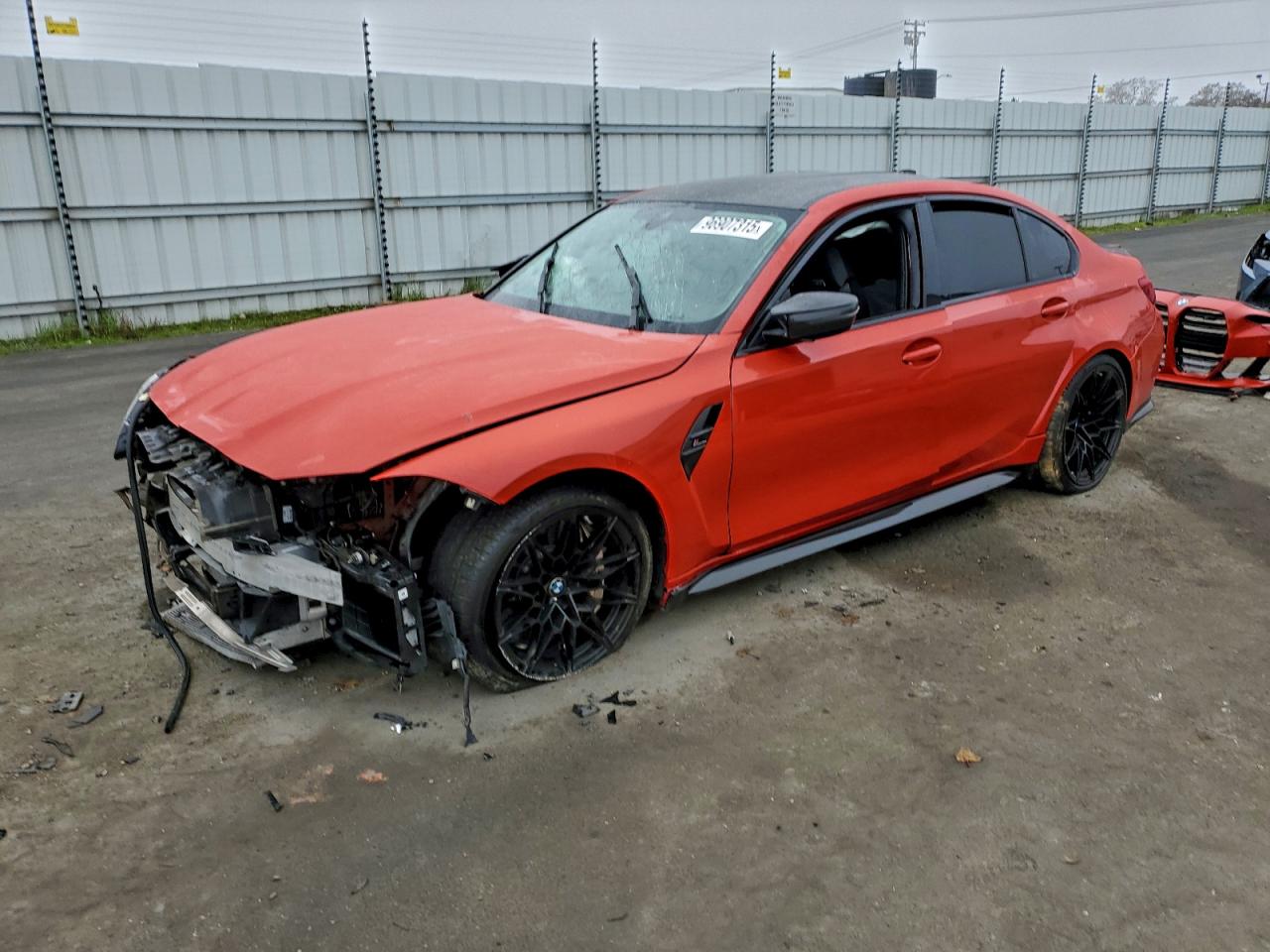 2021 BMW M3 Competition, VIN WBS33AY07MFL22208 — Front end
