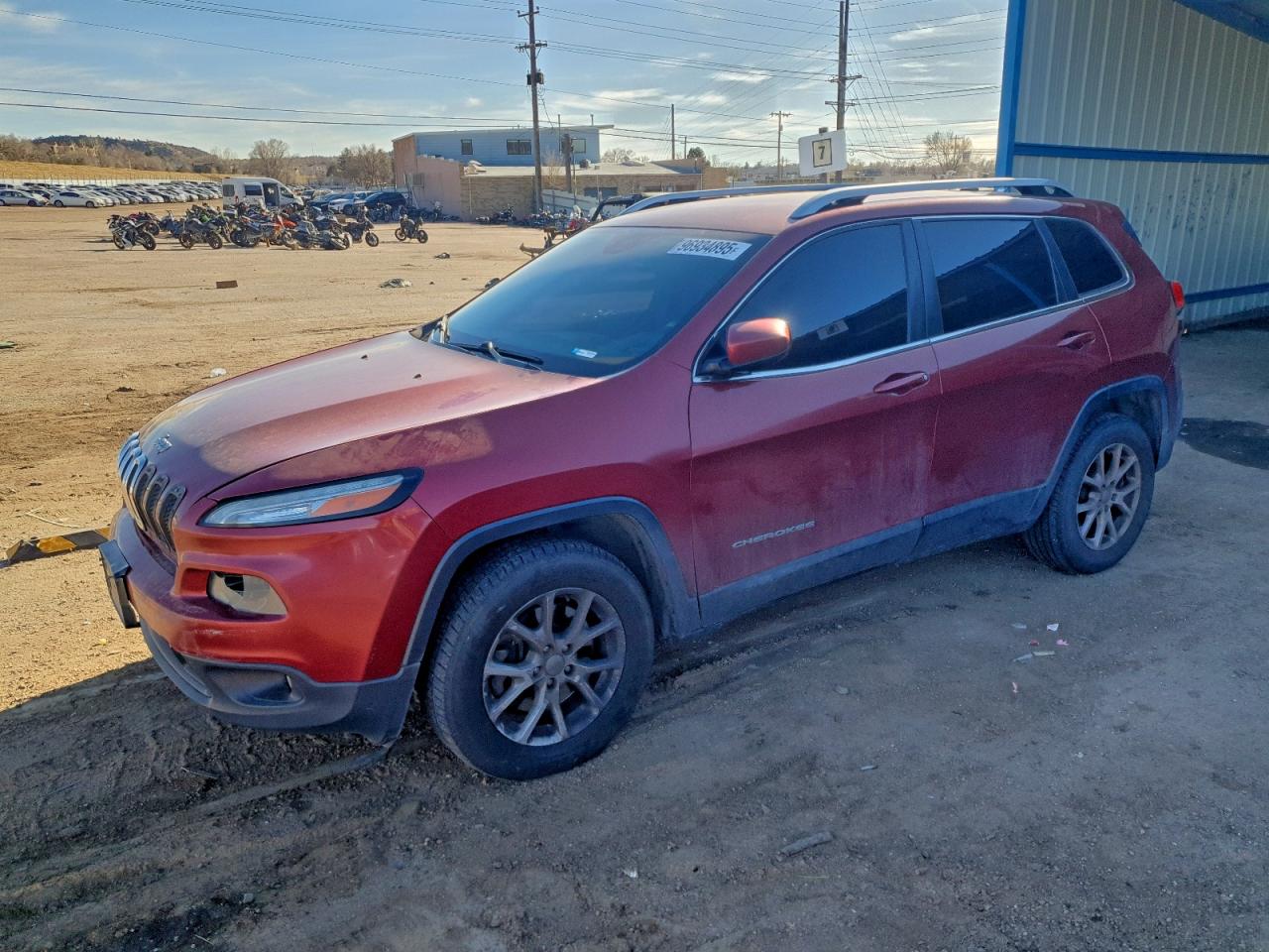 2014 Jeep Cherokee Latitude, VIN 1C4PJMCS8EW122268 — Перед