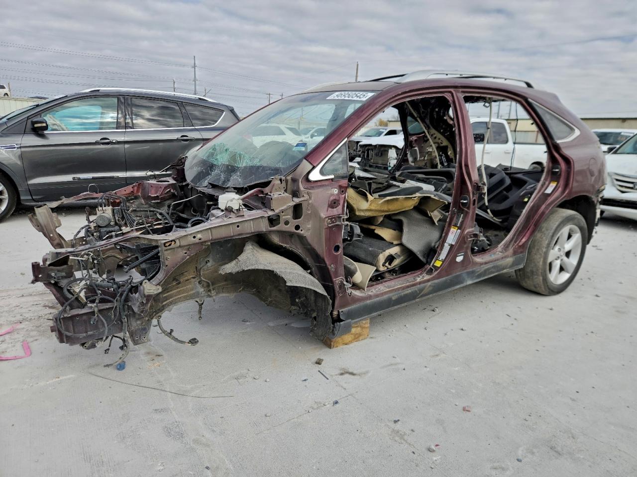 2015 Lexus RX 350, VIN 2T2ZK1BA2FC187197 — Stripped