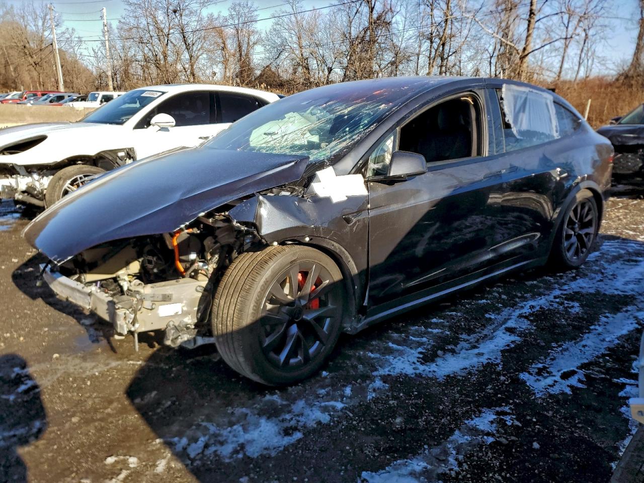 2024 Tesla Model X Plaid, VIN 7SAXCBE60RF438677 — Front end