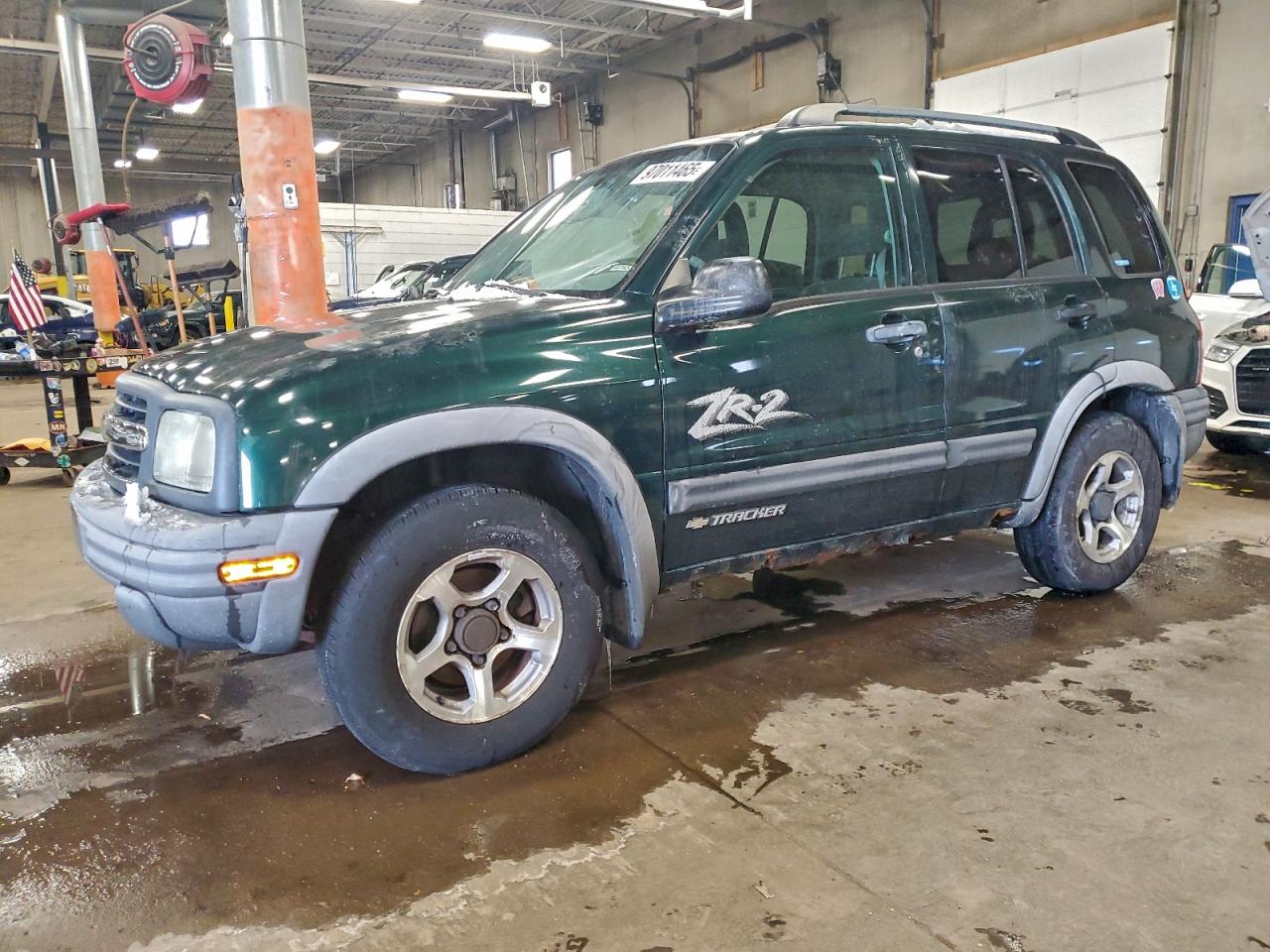 2004 Chevrolet Tracker ZR2, VIN 2CNBJ734646916171 — Hail