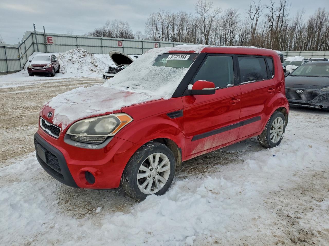 2012 Kia Soul +, VIN KNDJT2A66C7420870 — Частичный ремонт