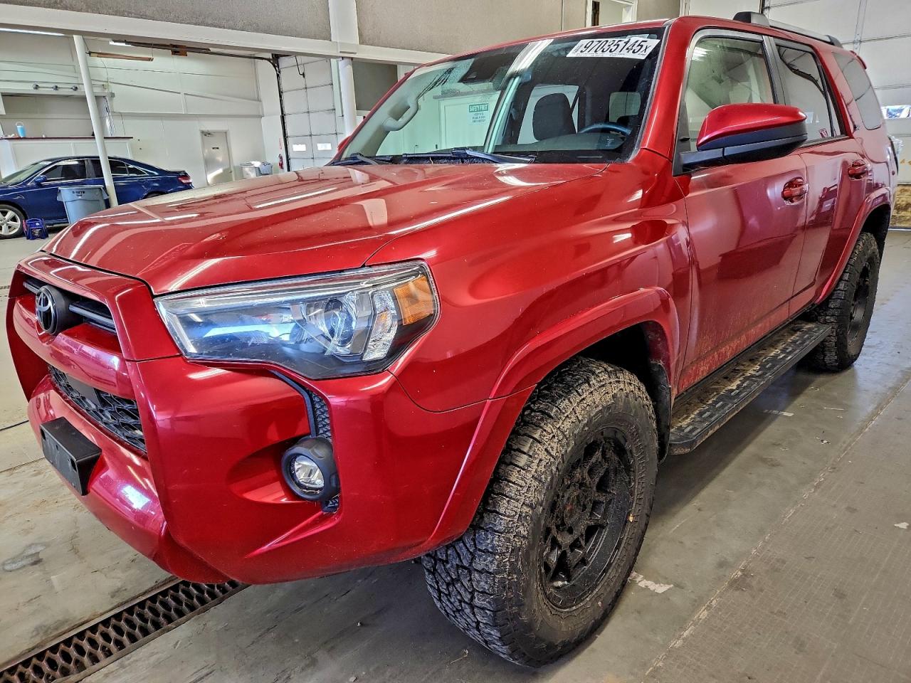 2021 Toyota 4Runner SR5, VIN JTEMU5JRXM5933019 — Water / flood