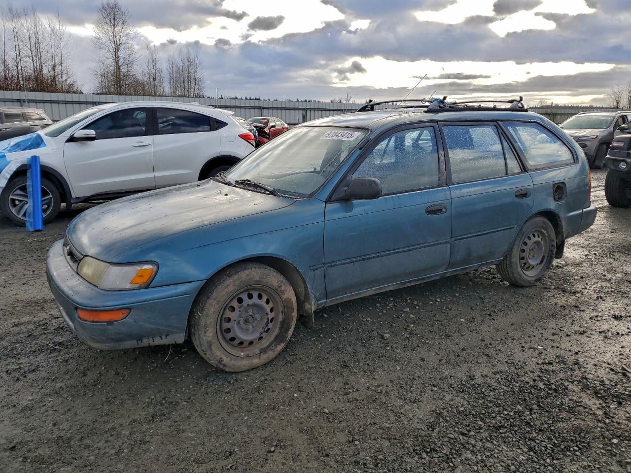 1995 Toyota Corolla DX, VIN JT2AE09V6S0080436 — Front end