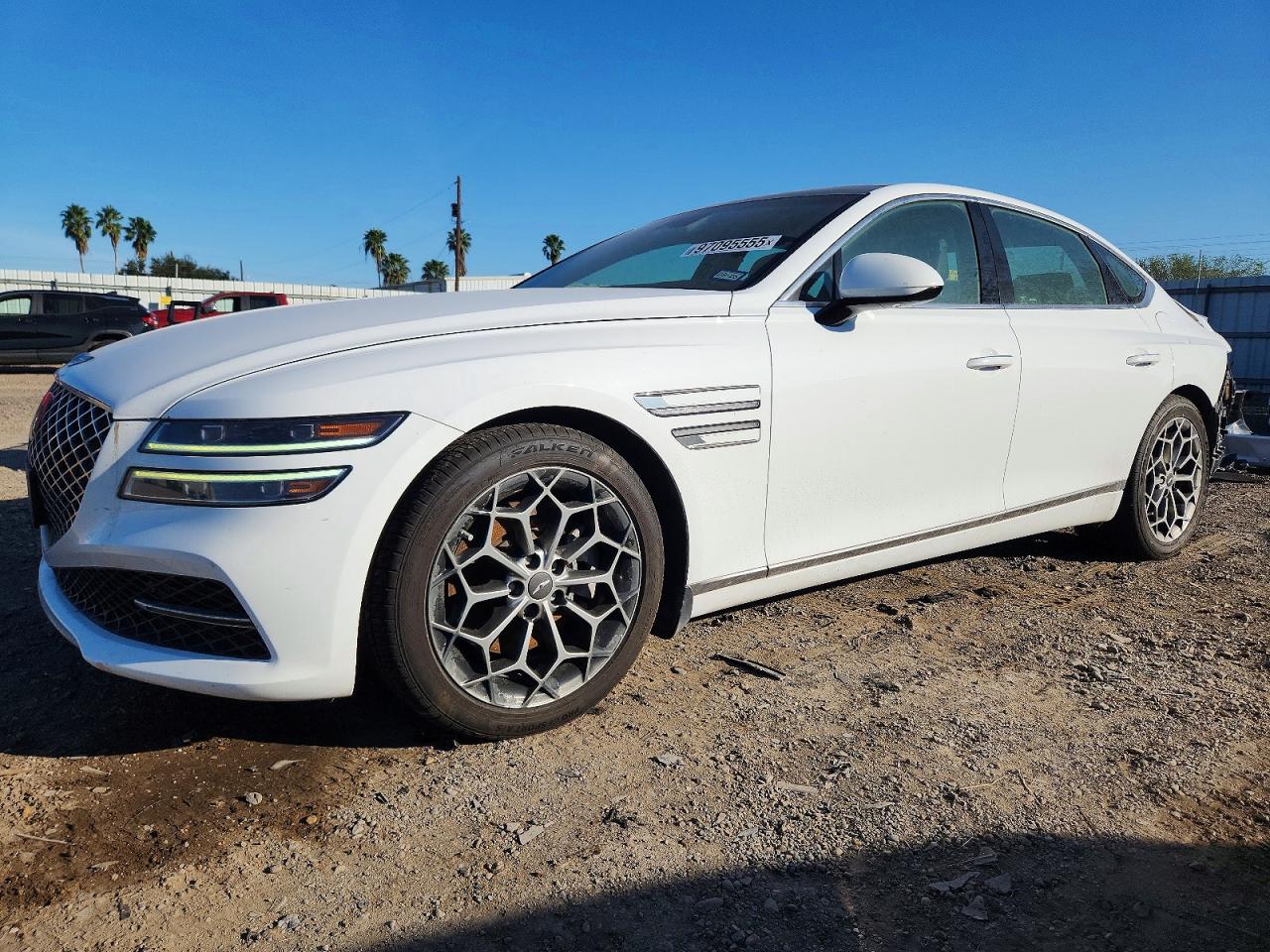 2023 Genesis G80 2.5T, VIN KMTGB4SC0PU142781 — Rear end