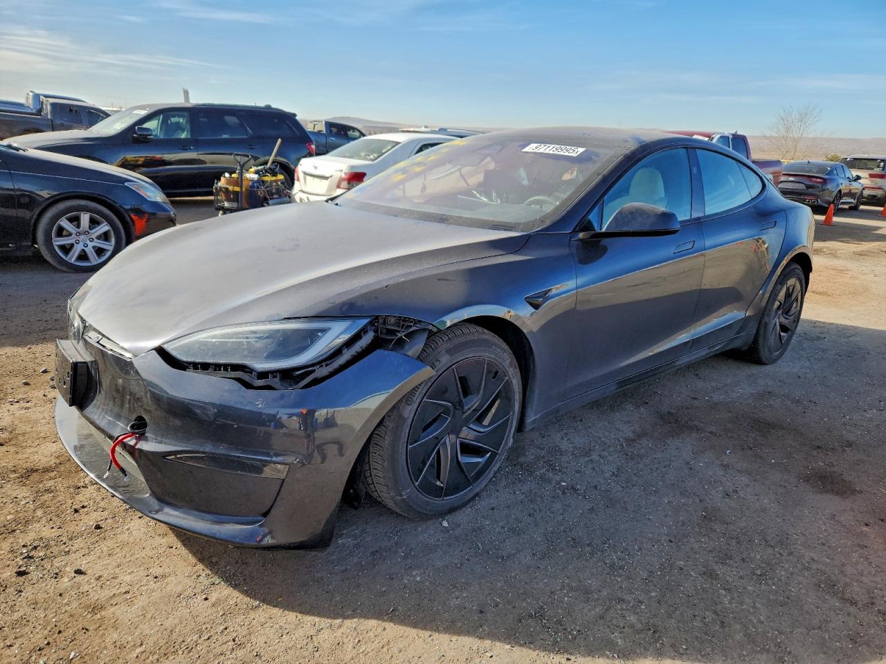 2026 Tesla Model S, VIN 5YJSA1E54TF552977 — Rear end