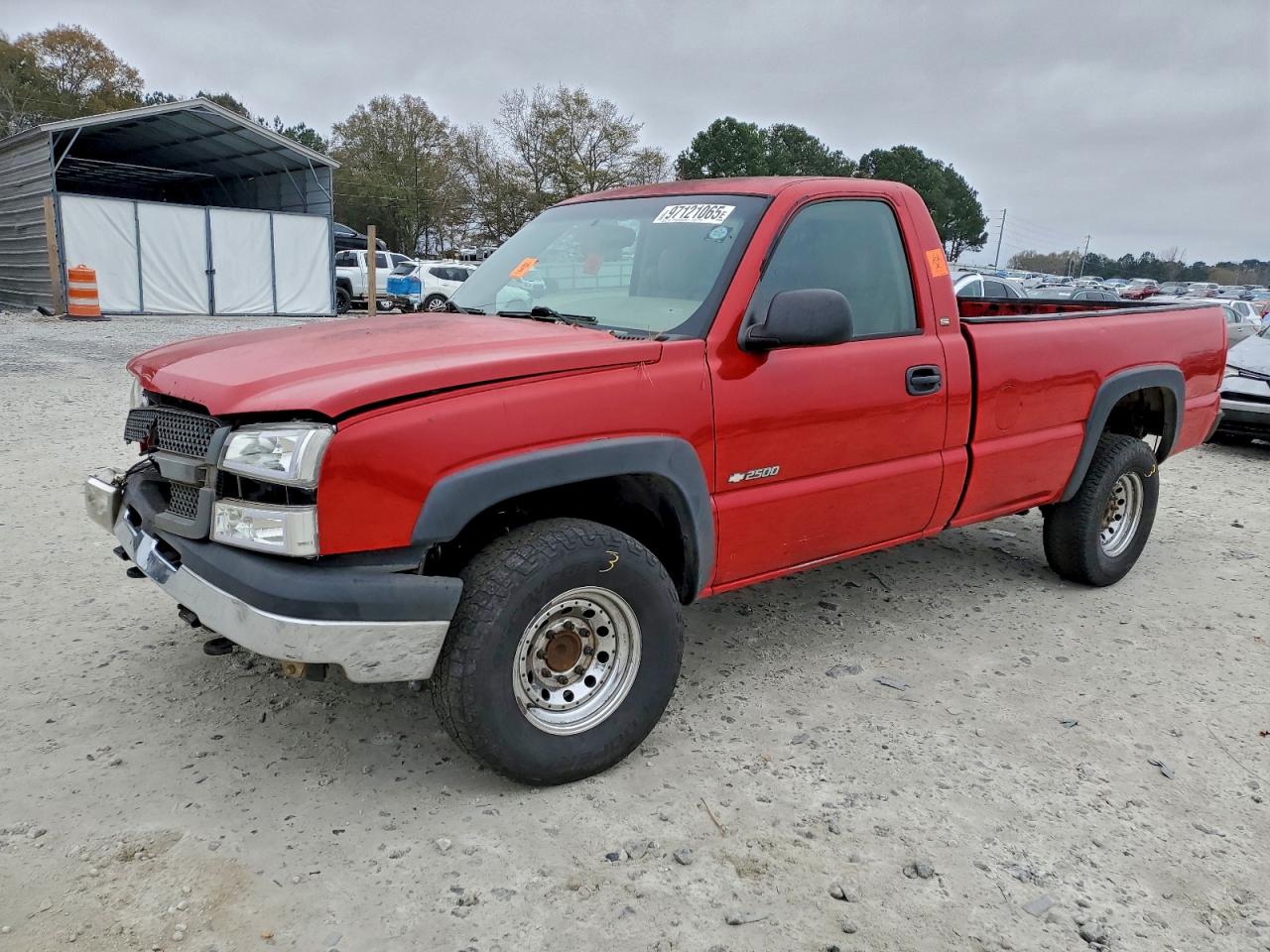 2003 Chevrolet Silverado 2500 Work Truck, VIN 1GCGC24U93Z338074 — Front end