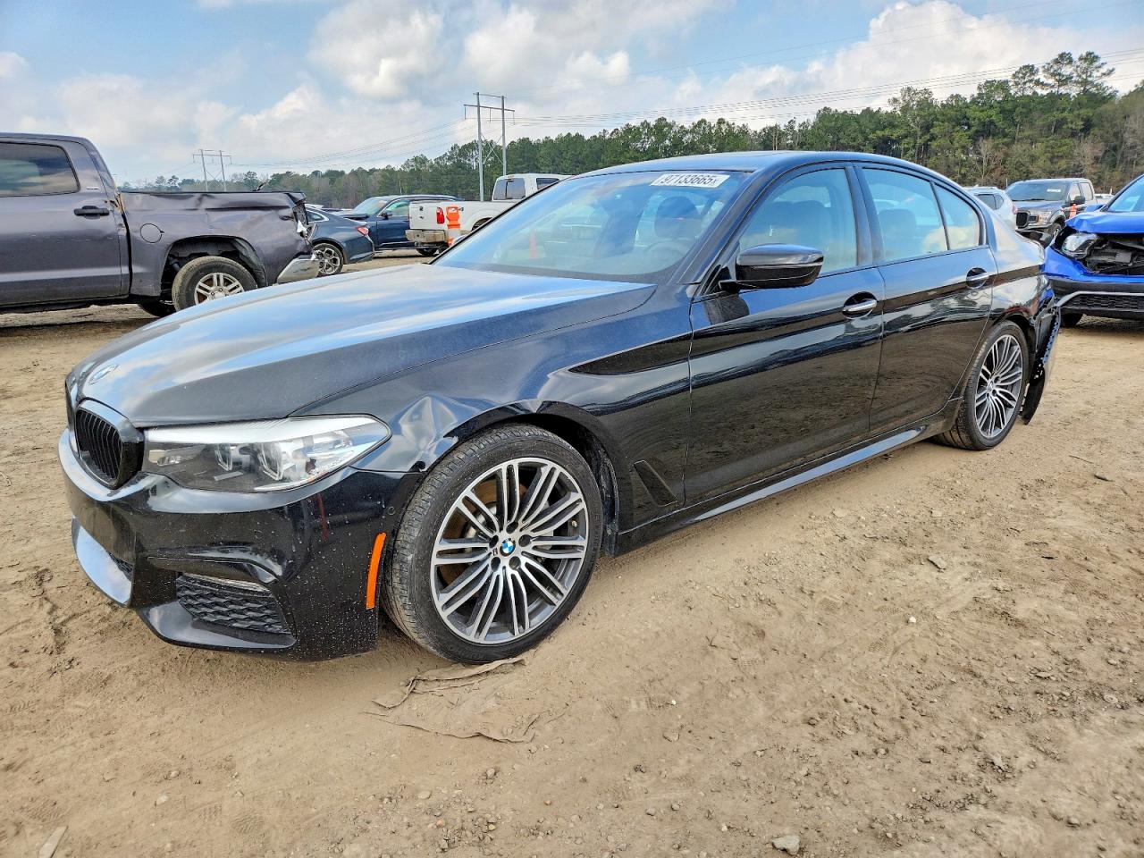 2018 BMW 5 Series 530i, VIN WBAJA5C58JG898519 — Rear end