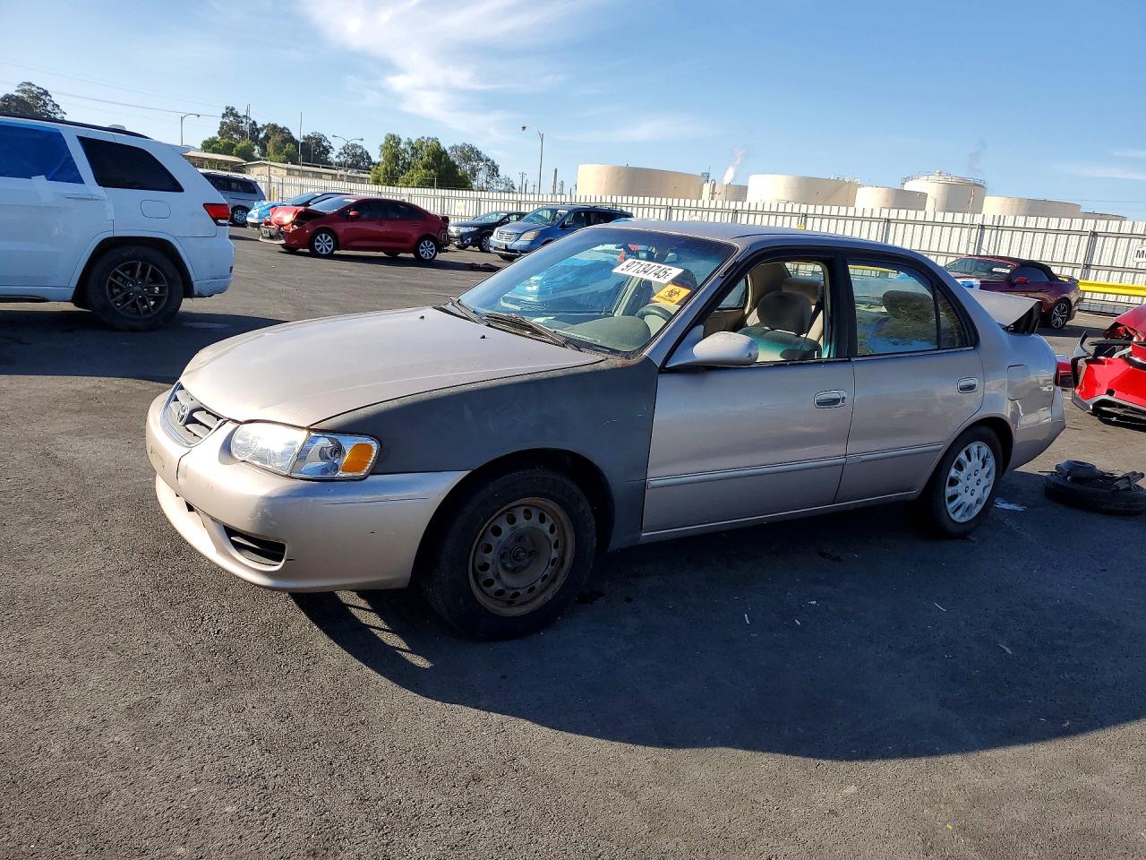 2001 Toyota Corolla LE, VIN 1NXBR12E91Z476430 — Rear end