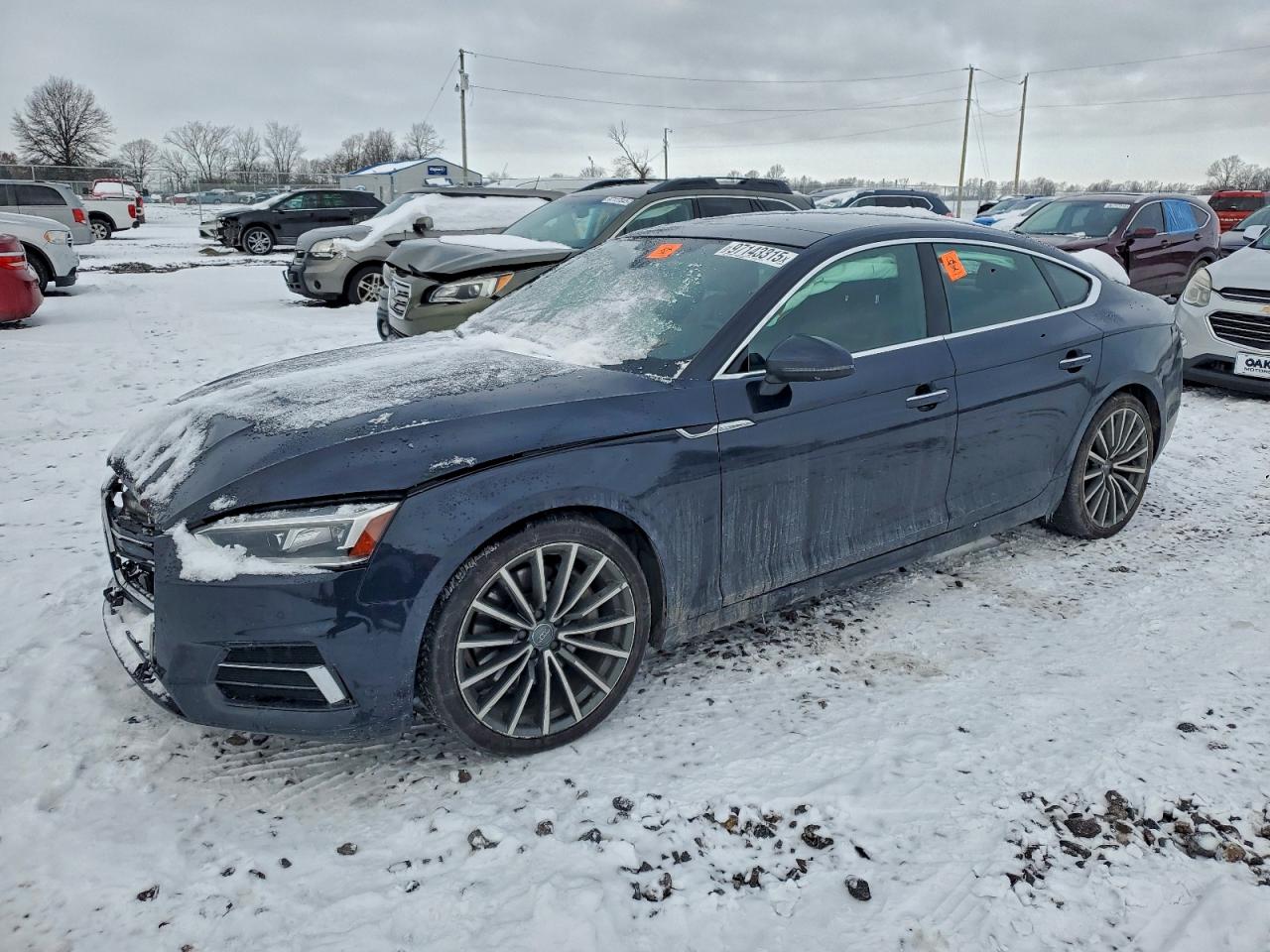 2018 Audi A5 Sportback Premium Plus, VIN WAUBNCF59JA124856 — Перед