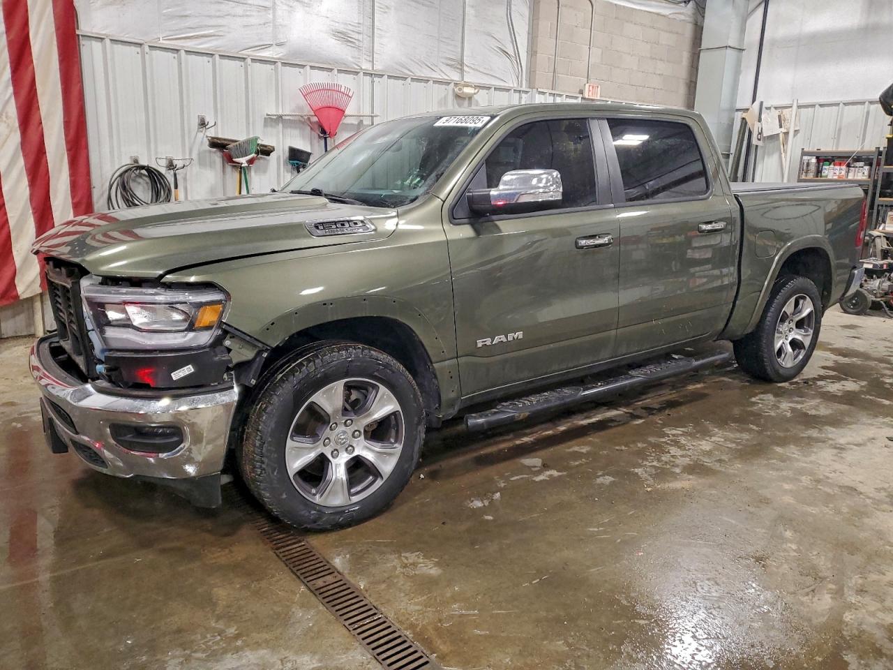 2020 Ram 1500 Laramie, VIN 1C6SRFJT8LN297916 — Front end