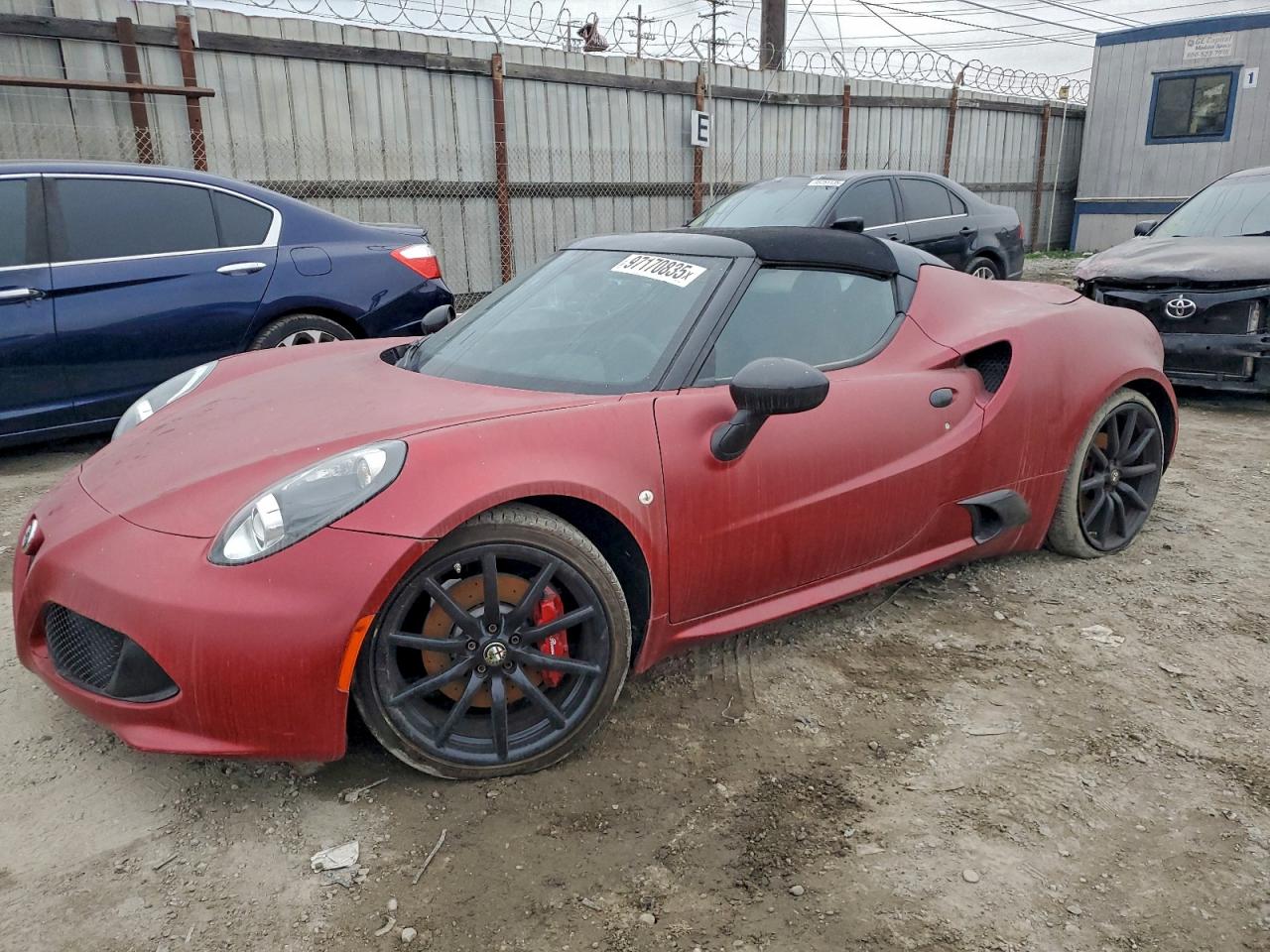 2015 Alfa Romeo 4C Spider, VIN ZARBAAB43FM169450 — Minor dents and scratches