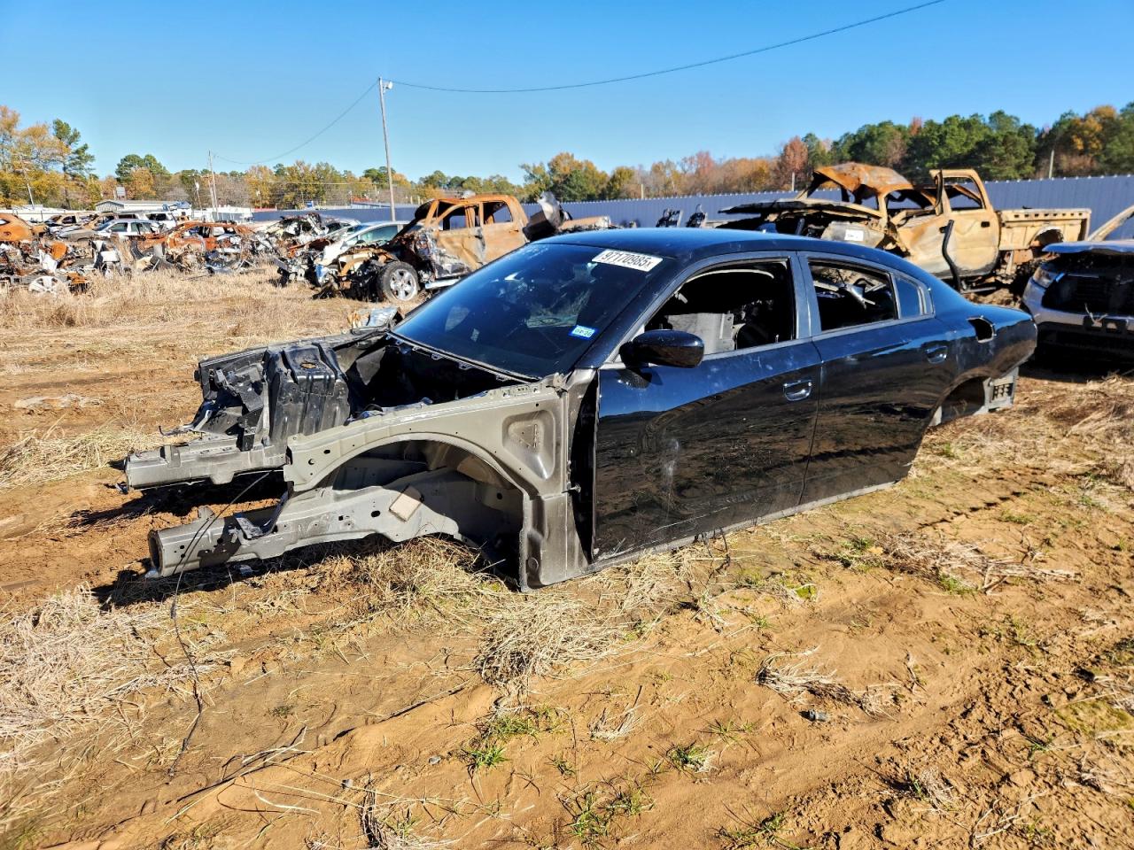 2020 Dodge Charger Scat Pack, VIN 2C3CDXGJ5LH207593 — Stripped
