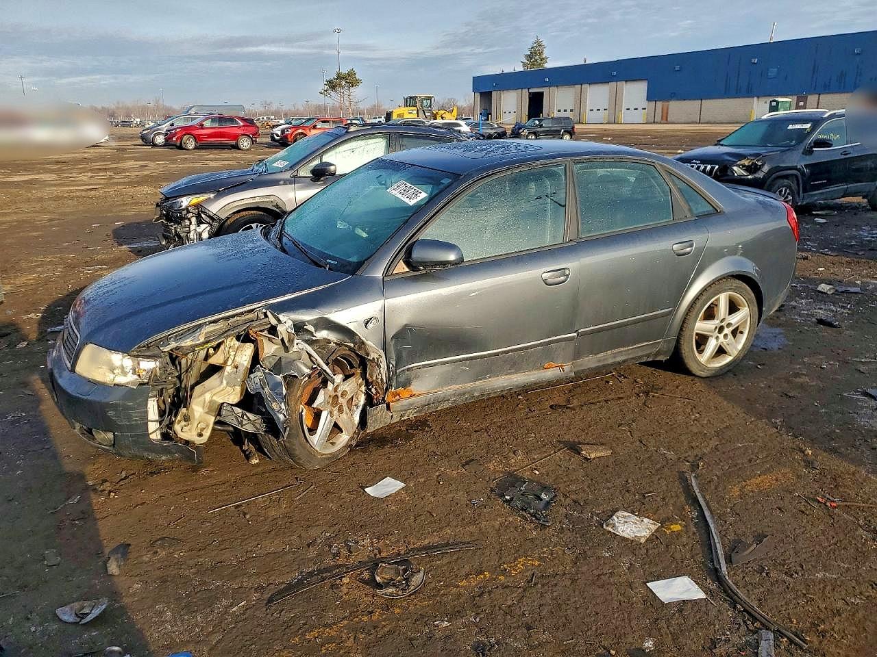 2005 Audi A4 1.8T, VIN WAUJC68E25A120329 — Front end