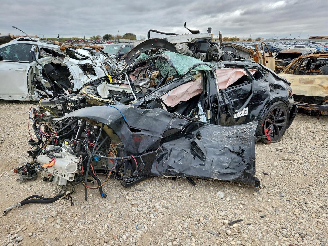 2021 Tesla Model S Plaid, VIN 5YJSA1E60MF436041 — All over
