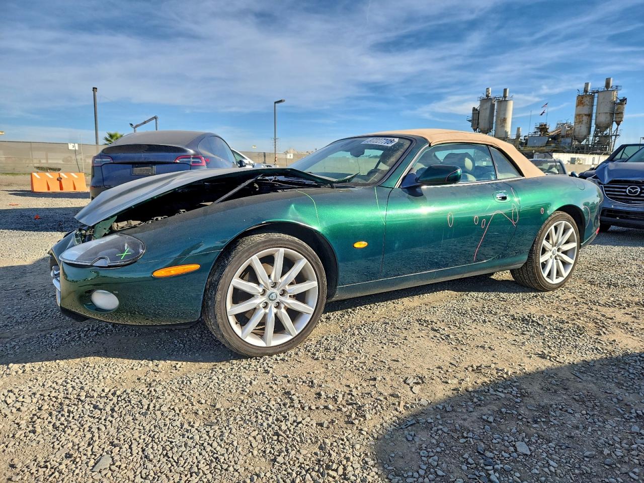 2004 Jaguar XK XK8, VIN SAJDA42C942A39732 — Front end