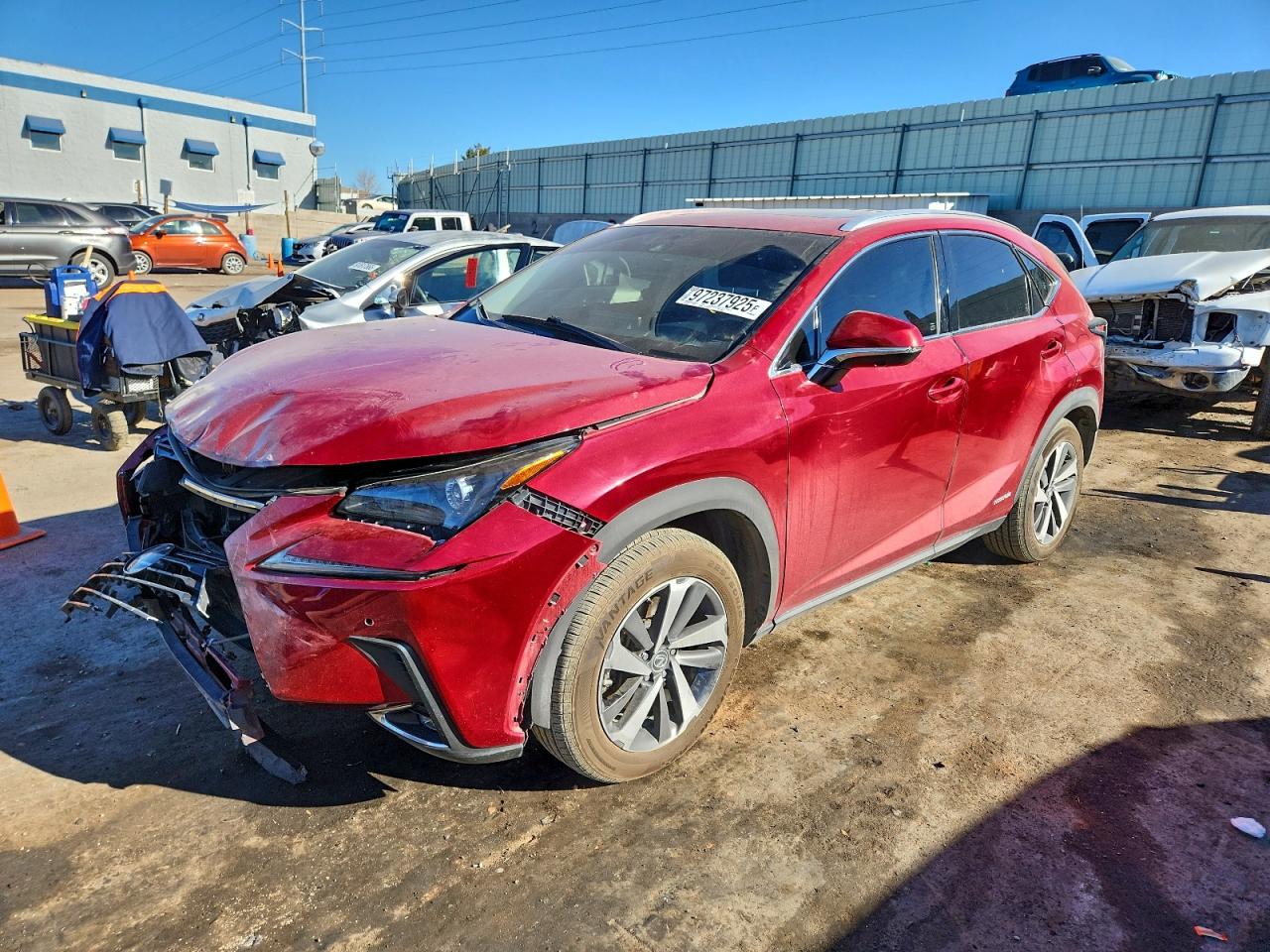 2019 Lexus NX 300h, VIN JTJBJRBZXK2106434 — Front end