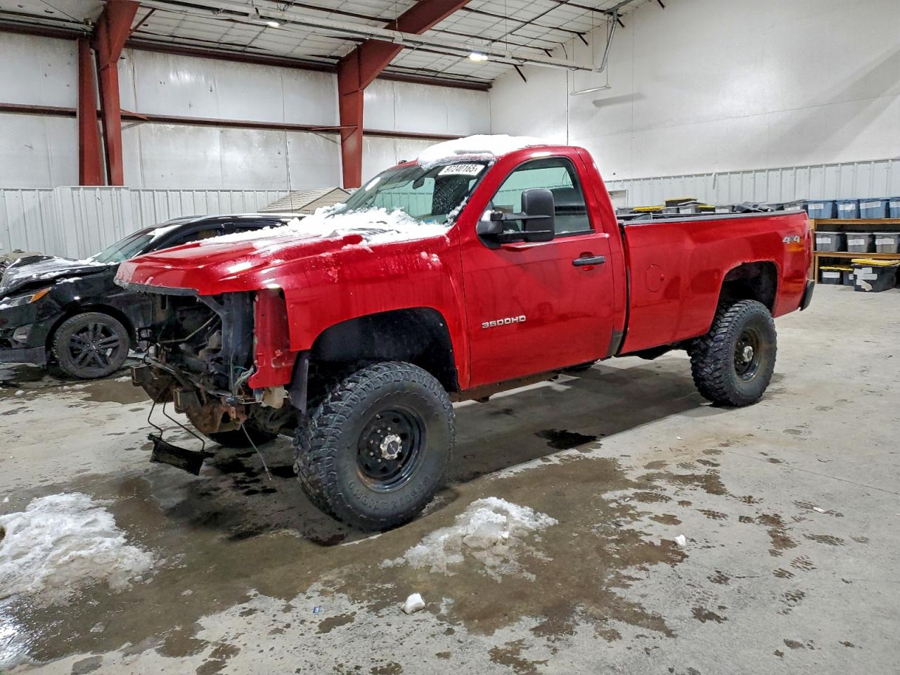 2010 Chevrolet Silverado 3500HD SRW Work Truck, VIN 1GC3KZBG8AF120892 — Front end