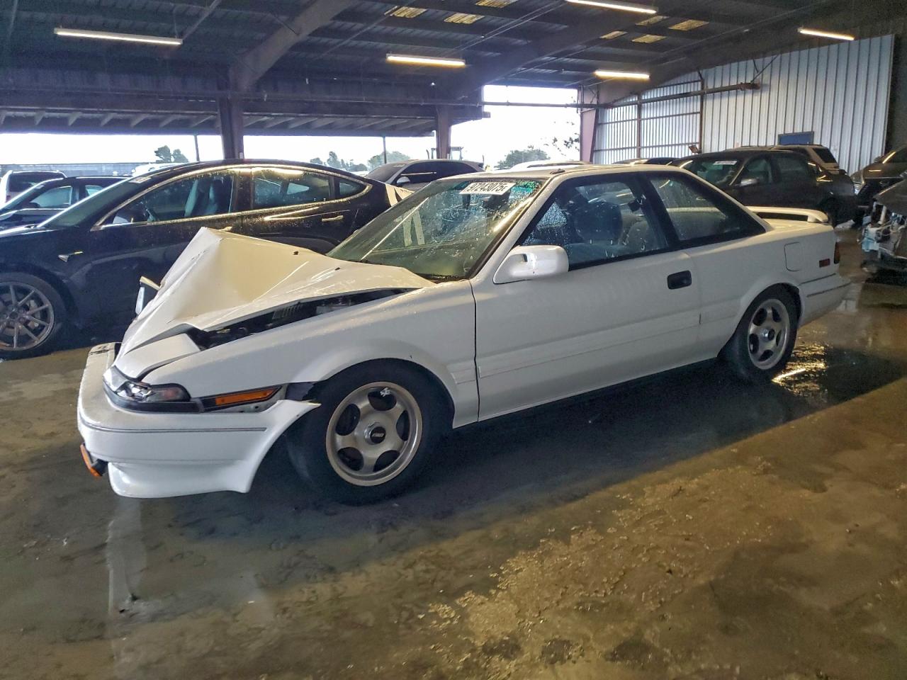 1990 Toyota Corolla, VIN JT2AE96J5L3373623 — Front end