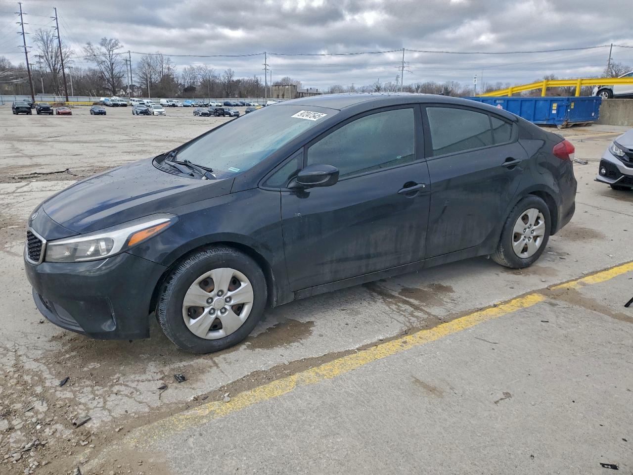 2017 Kia Forte LX, VIN 3KPFK4A76HE143822 — Пожар в салоне
