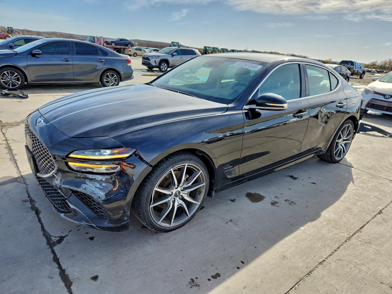 2023 Genesis G70 2.0T, VIN KMTG34TA7PU132842 — Rear end
