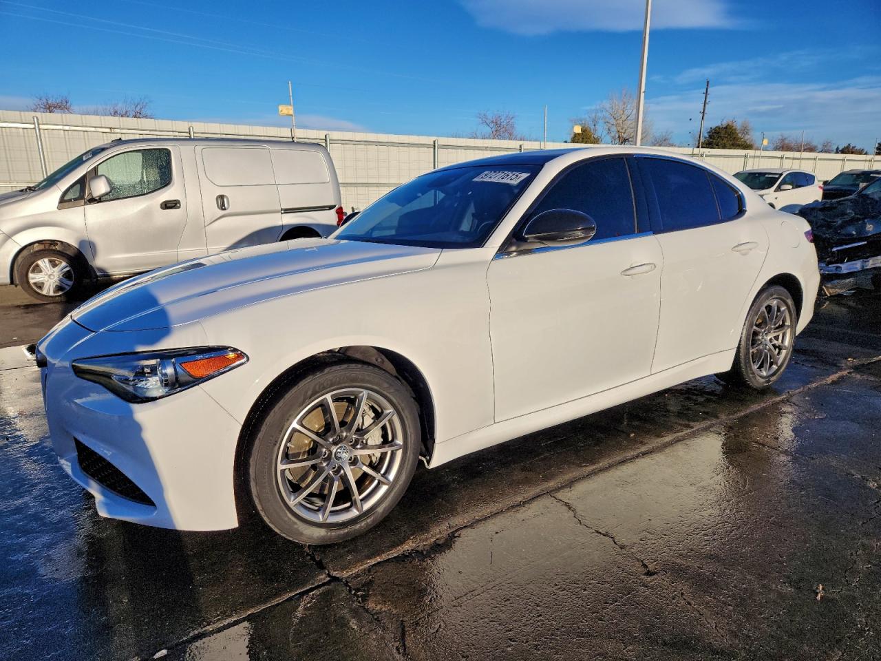 2018 Alfa Romeo Giulia, VIN ZARFAEDN1J7575135 — Hail