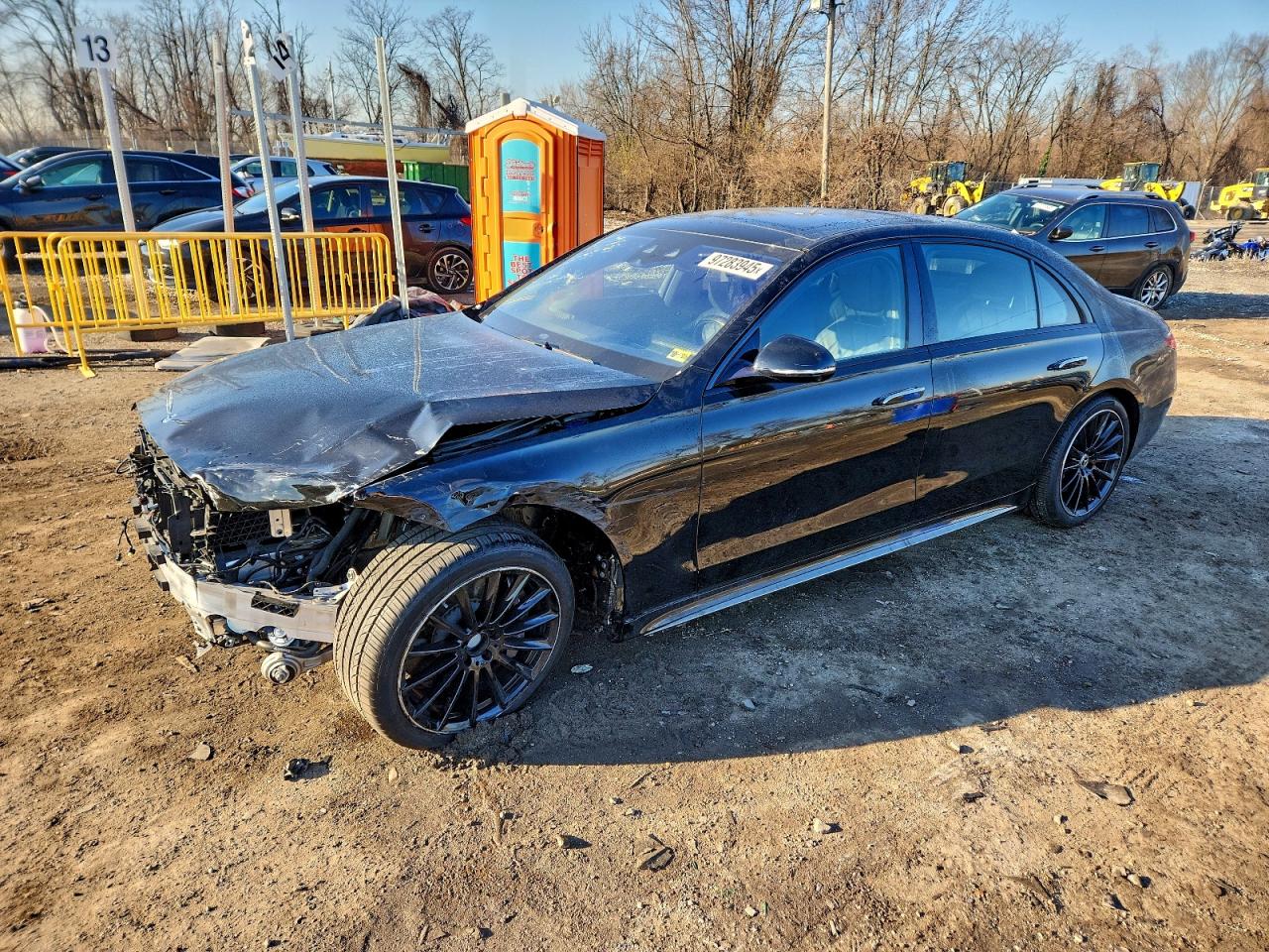 2025 Mercedes-Benz S 580, VIN W1K6G7GB6SA314633 — Front end