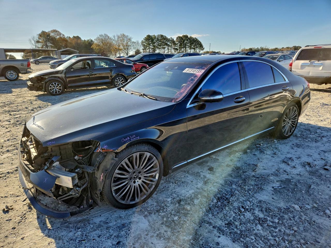 2019 Mercedes-Benz S 450, VIN WDDUG6EB2KA440735 — Front end