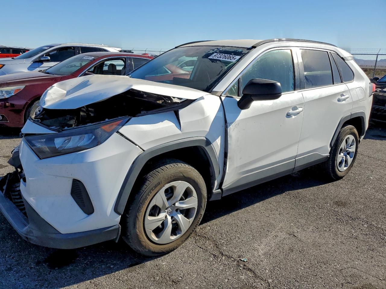 2020 Toyota RAV4 LE, VIN 2T3H1RFV0LC050051 — Front end