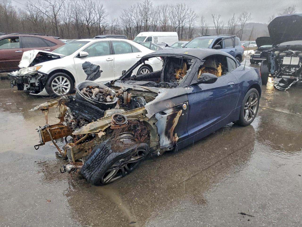 2015 BMW Z4 sDrive28i, VIN WBALL5C53FP556924 — Burn