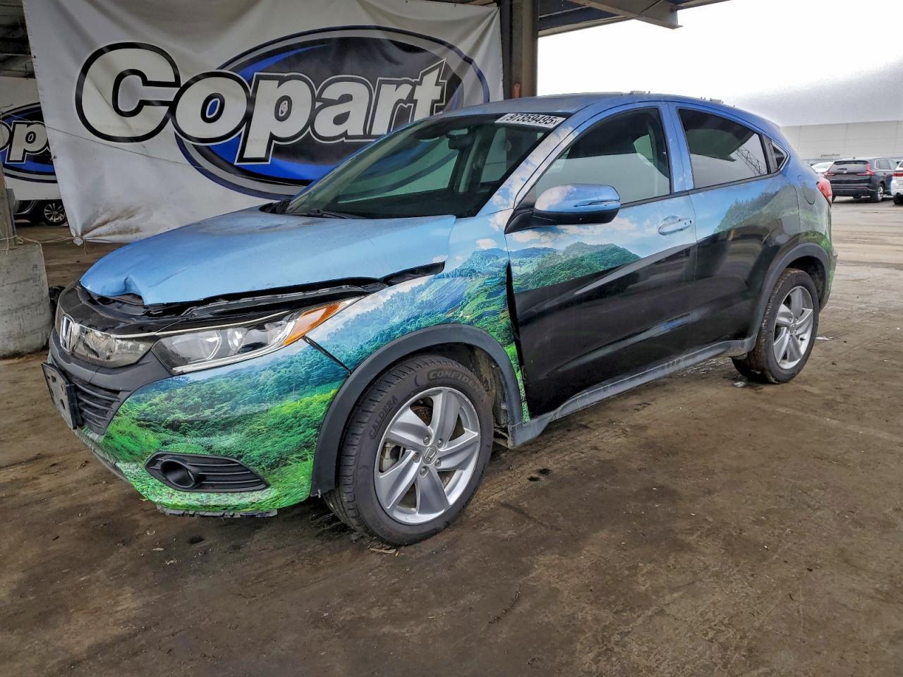 2019 Honda HR-V EX, VIN 3CZRU5H54KM711512 — Front end