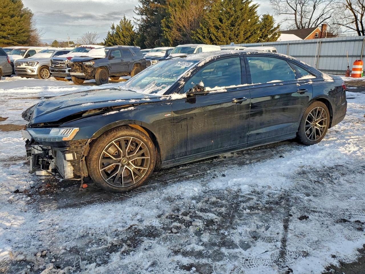 2021 Audi A8, VIN WAU8EAF8XMN004831 — Front end