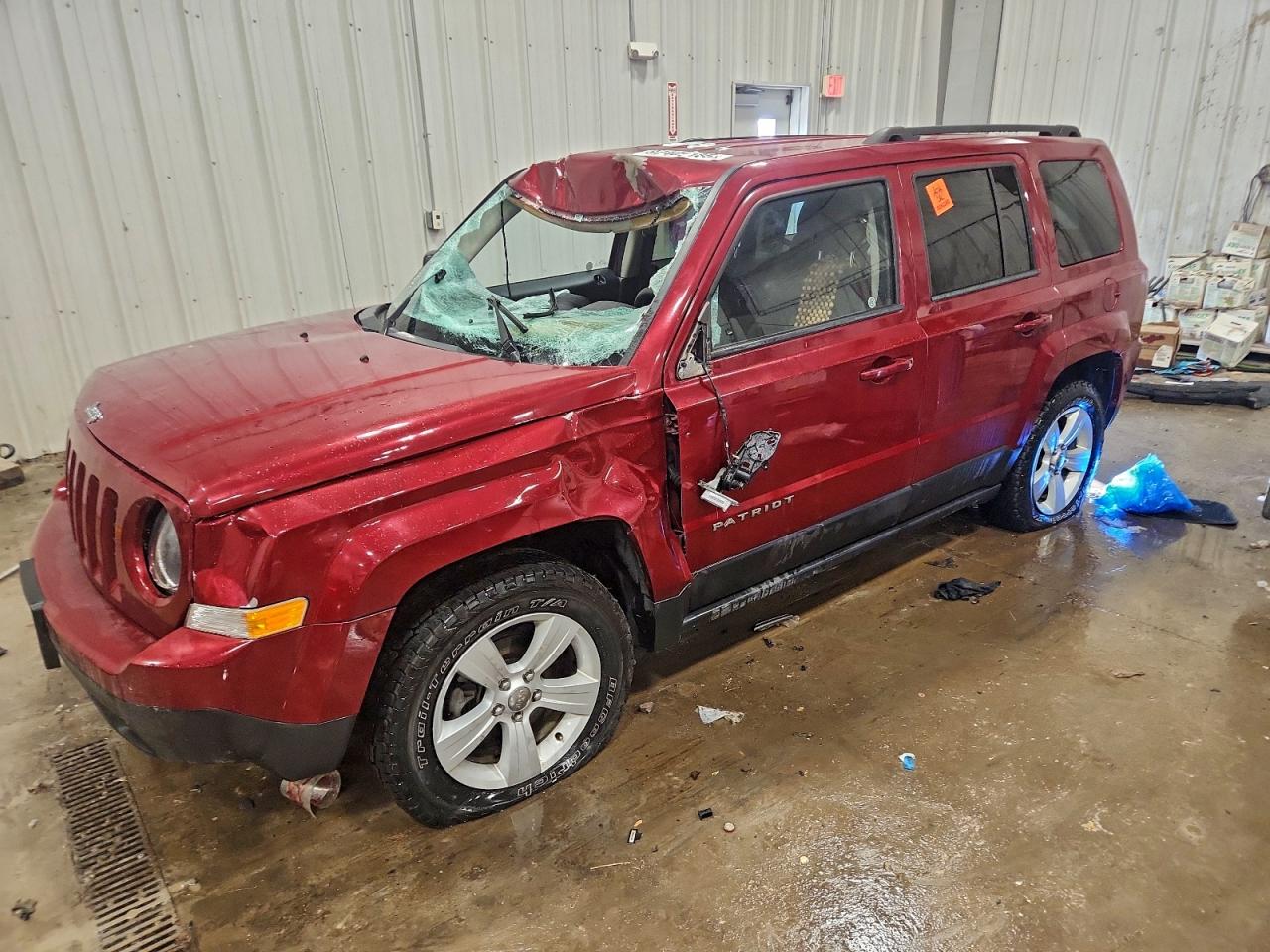 2016 Jeep Patriot Sport, VIN 1C4NJPBB5GD777433 — Крыша