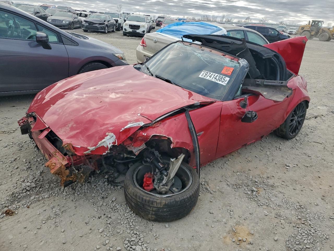 2016 Mazda MX-5 Miata Club, VIN JM1NDAC70G0119640 — Front end