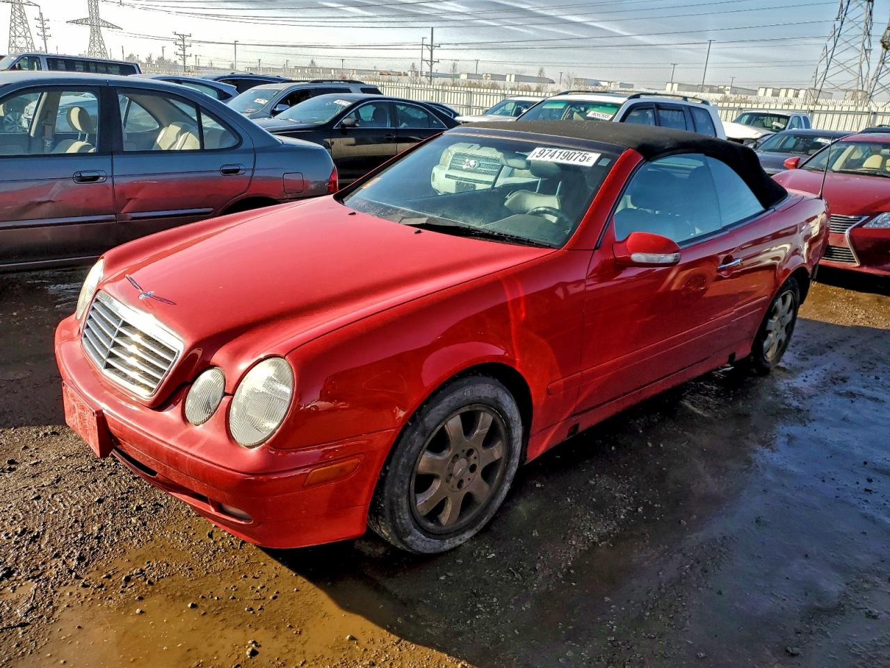 2000 Mercedes-Benz CLK 320/430, VIN WDBLK65G2YT034501 — Фото с аукциона