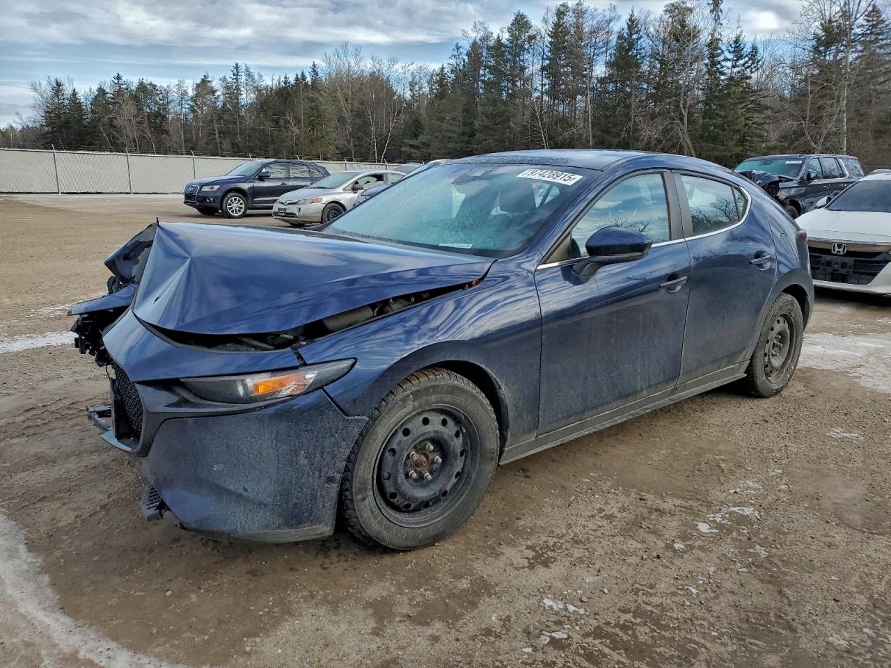 2020 Mazda 3, VIN JM1BPALM0L1149175 — Frame damage