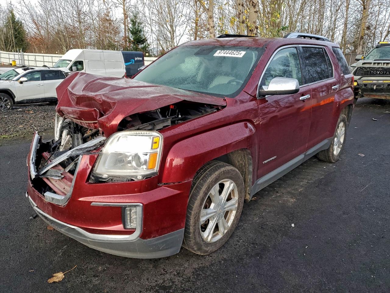 2016 GMC Terrain SLT, VIN 2GKFLPE36G6127760 — Front end