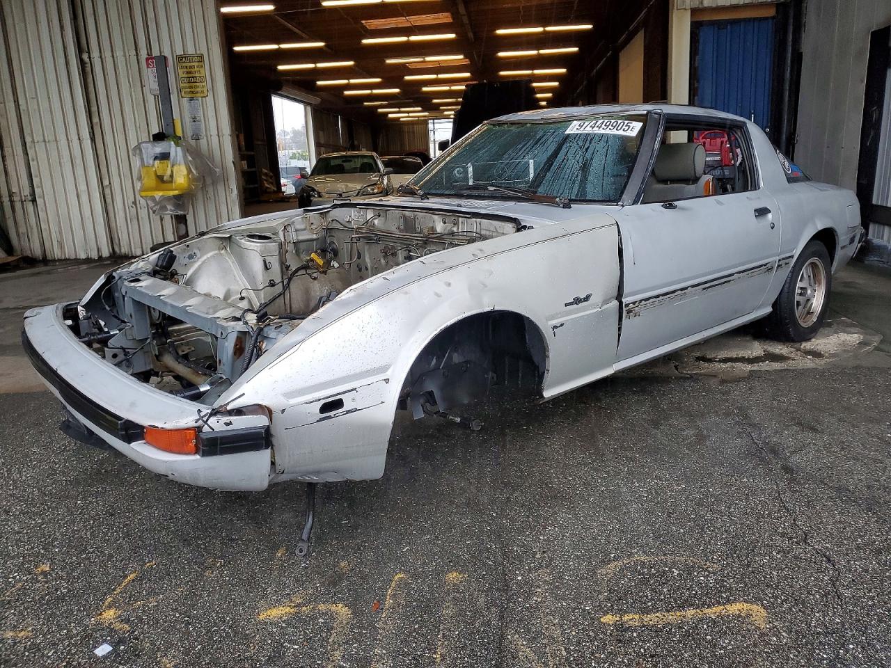 1984 Mazda RX-7 GS, VIN JM1FB3319E0807750 — Stripped